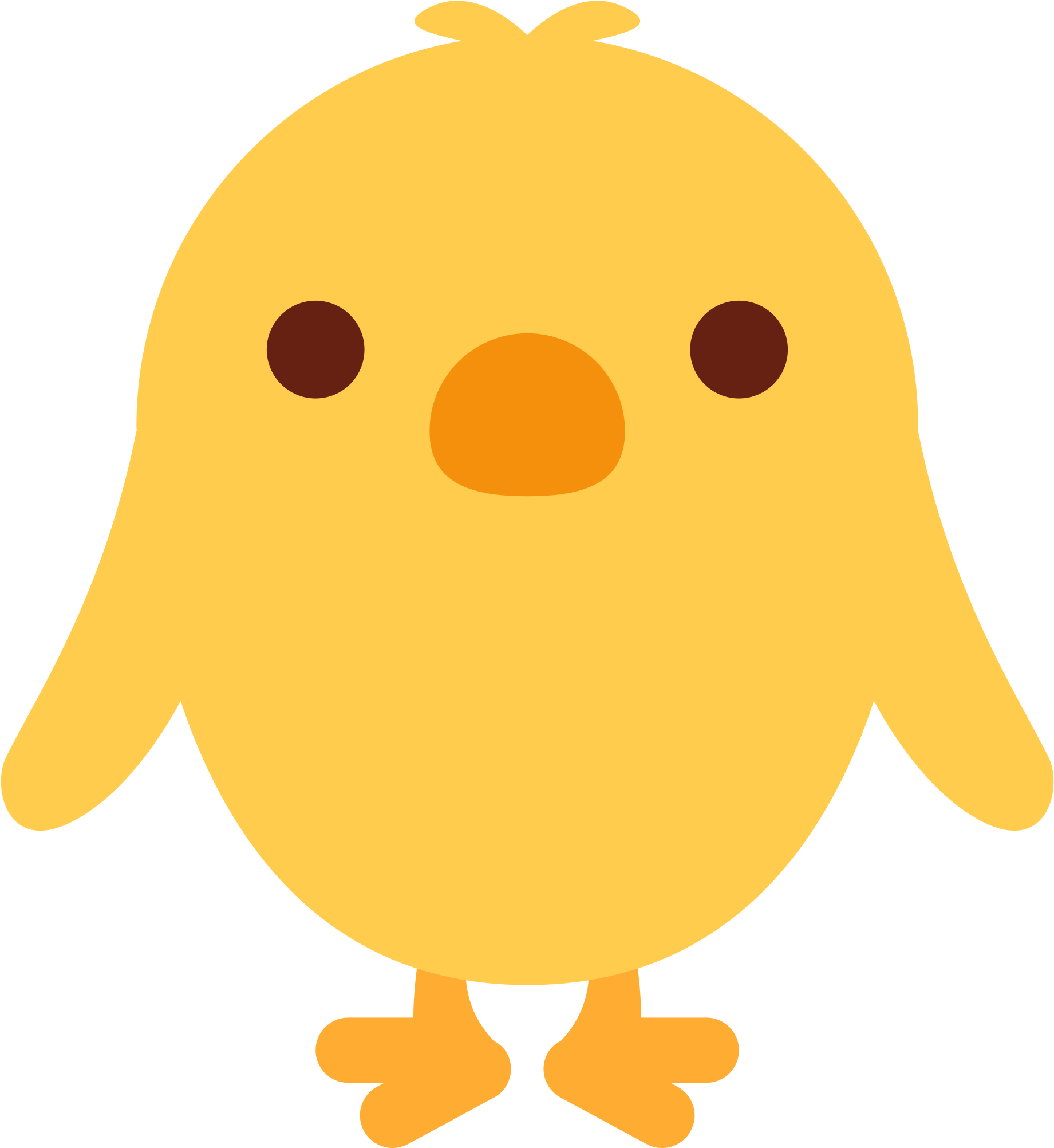 Chick Download Png Image (black, orange, maroon, gold)