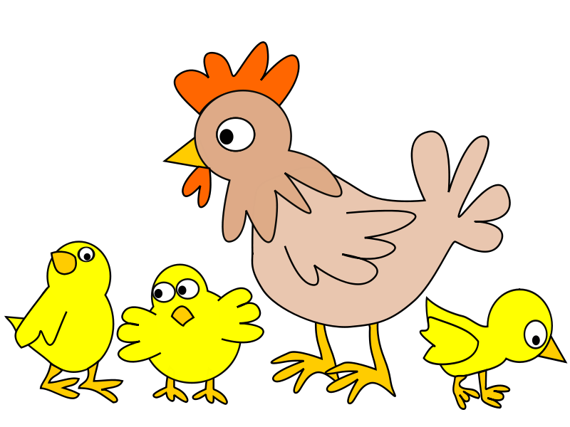 Chicken Clip Art Png Hd (chocolate, salmon, yellow, black, pink)