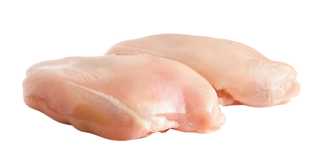 Chicken Meat Png Image (pink, salmon, black, silver)