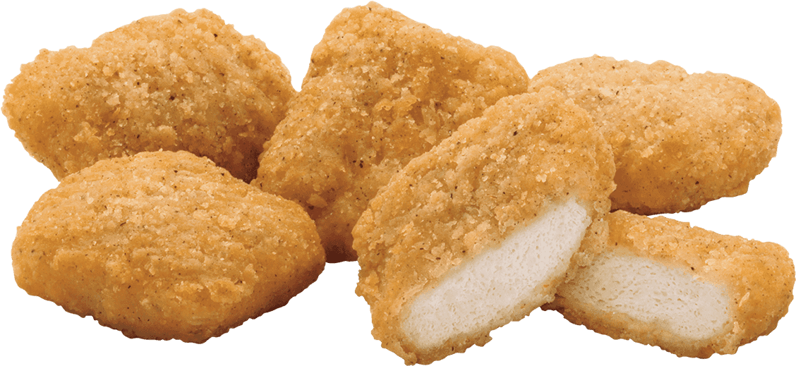 Chicken Nugget Download Png Image (black, pink, silver, salmon)