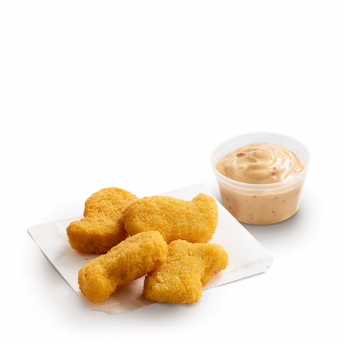 Chicken Nugget Png Free Download (black)