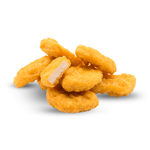 Chicken Nugget Png Isolated Pic (black, gray)