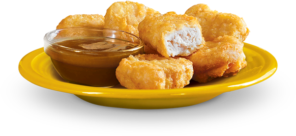 Chicken Nugget Transparent Png (black, orange, maroon)