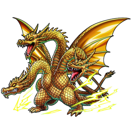 Ghidorah Png Background Image (black)