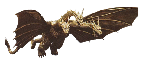 Ghidorah Png Transparent Image (black)