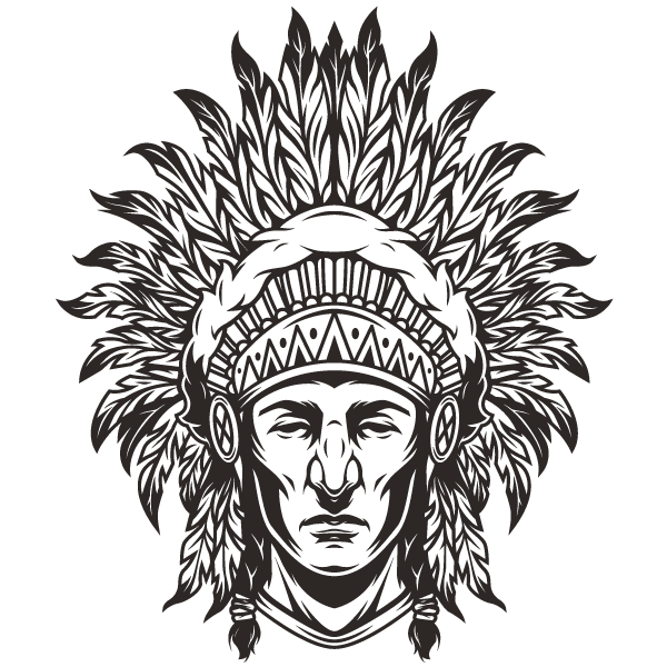 Chief Png Hd (black)