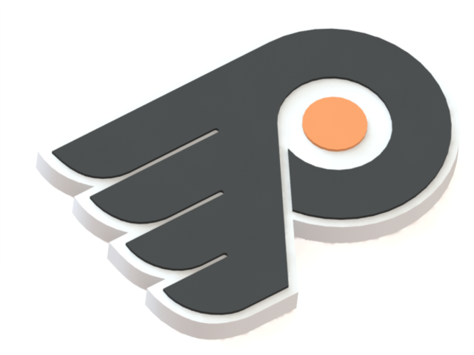 Philadelphia Flyers Png (black, white, gray, salmon)