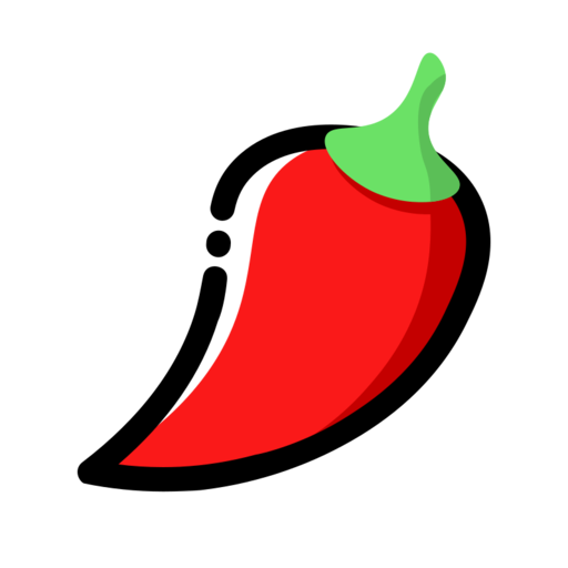 Chili Free Png Icon (red, black, gray)