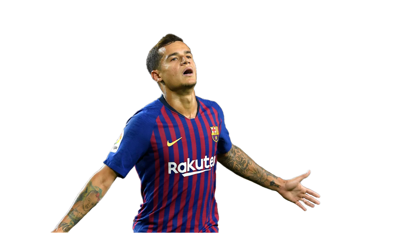 Philippe Coutinho Barcelona Png Photo (black)