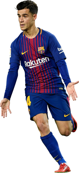 Philippe Coutinho Barcelona Png Pic (black, navy)