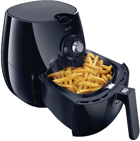 Philips Air Fryer Transparent Background (black, gray)