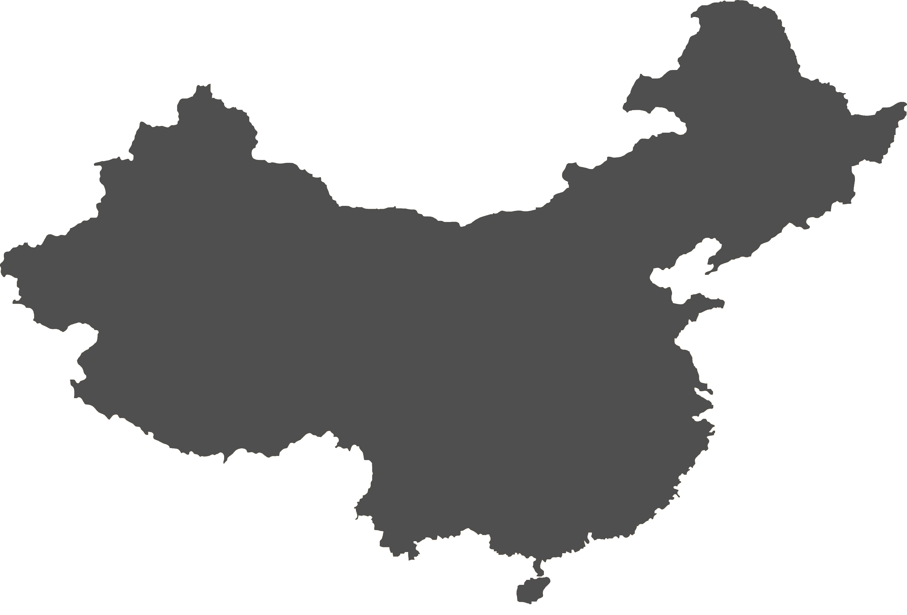 China Silhoutte Png File (white, gray, indigo, silver)