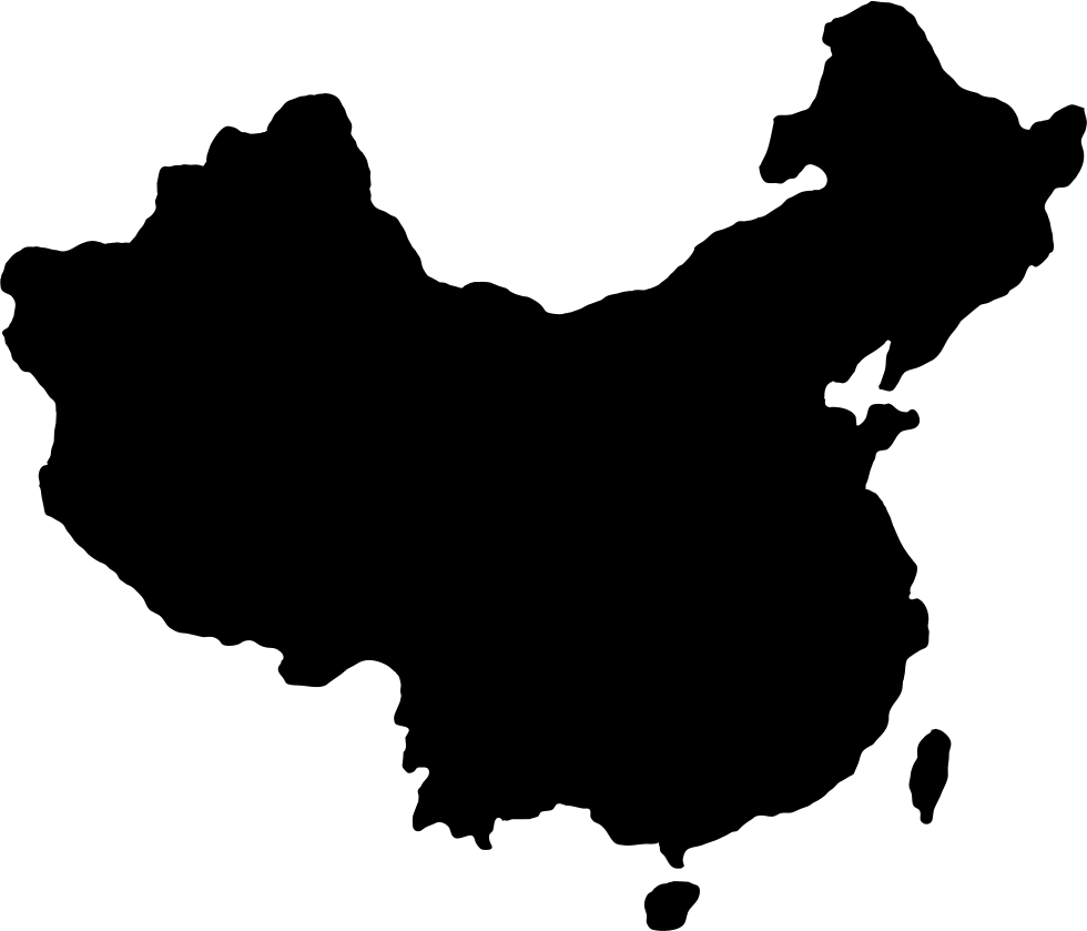 China Silhoutte Png Hd (white, black, lavender)