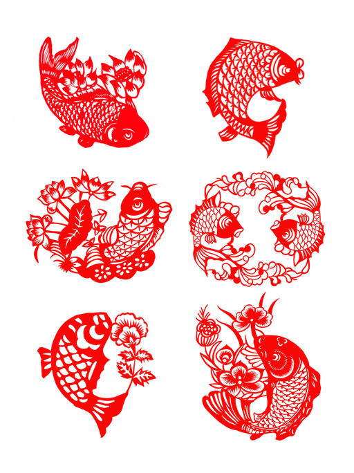 Chinese Art Png Pic (black, red)