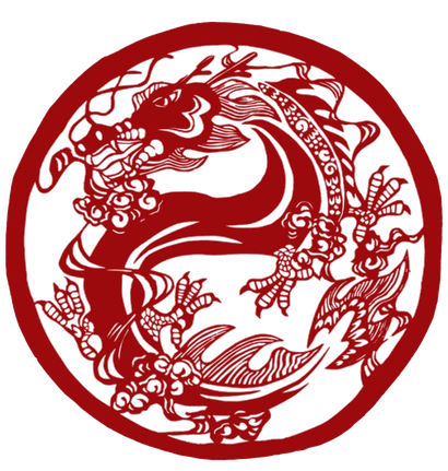 Chinese New Year Dragon Png Photos (black, maroon)