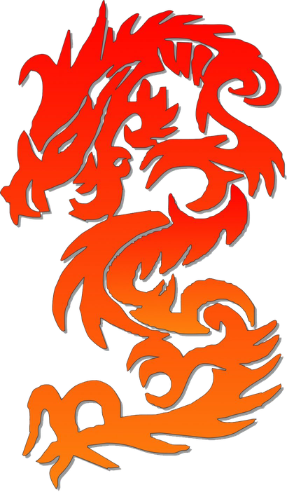 Chinese New Year Dragon Transparent Images Png (black, red, chocolate)