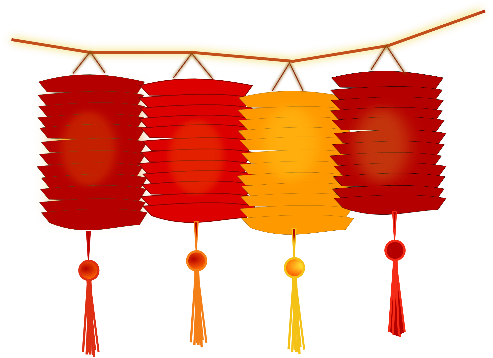 Chinese New Year Lantern Png Image (gray, orange, maroon)