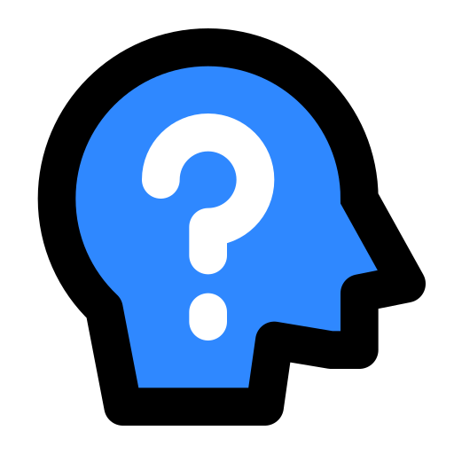 Thinking Problem Icon Free Nobackground Png Icon Download (greenish blue, indigo, navy, white, black)