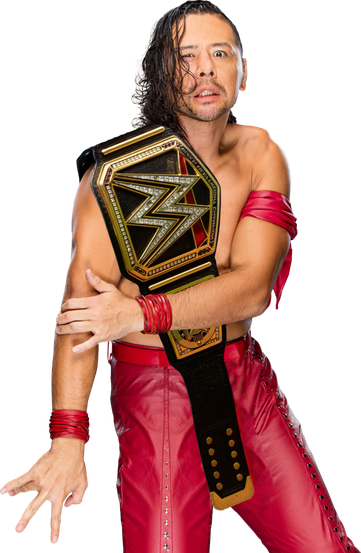 Shinsuke Nakamura Png Isolated Pic (black, maroon)