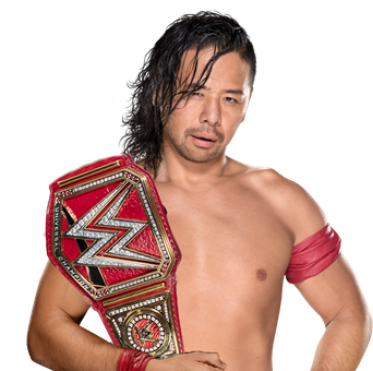 Shinsuke Nakamura Transparent Png (black, salmon)