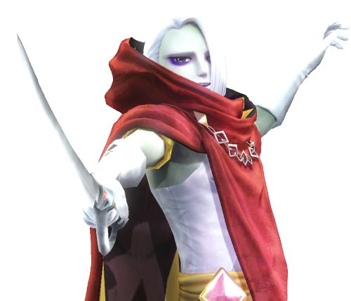 Ghirahim Png Image (white, gray, lavender, black, silver)