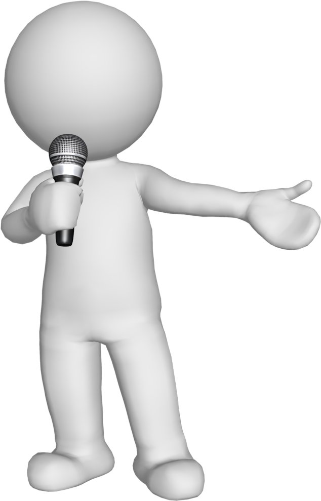 White 3D Figure Man Png Image (black, lavender)