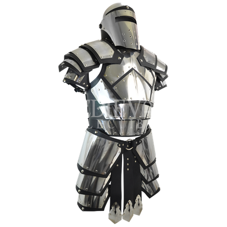 White Armor Png Photo (black, lavender, white)