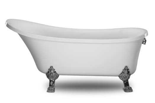 White Bathtub Png Photos (lavender, black, silver)