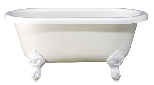 White Bathtub Png Transparent Image (black, silver, white, beige)