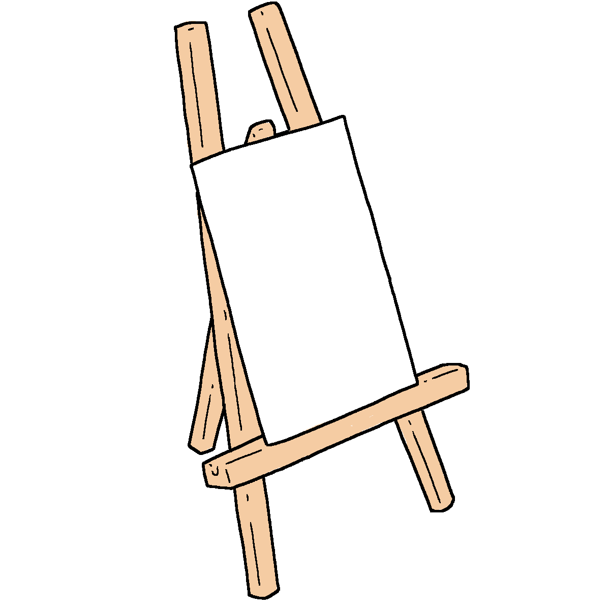 White Board Easel Png Hd (gray, black, white, lavender, pink)