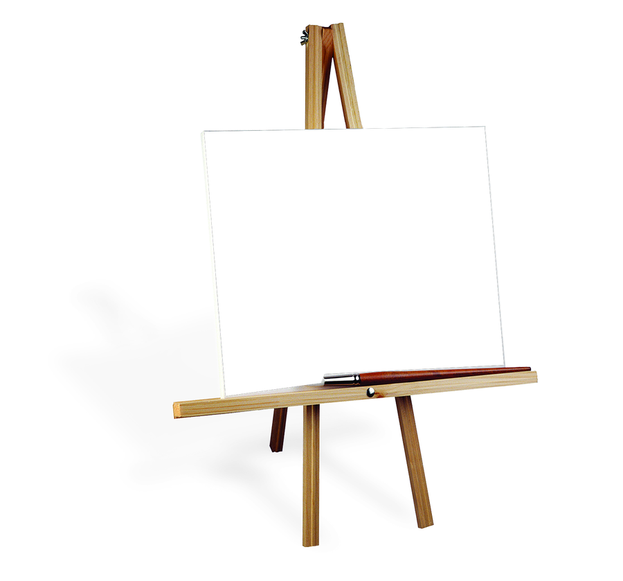 White Board Easel Png Image (olive, white, black)