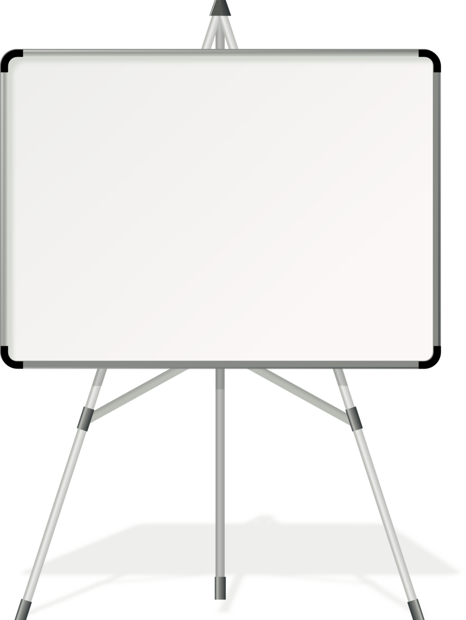 White Board Easel Png Picture (white, lavender, beige, black)