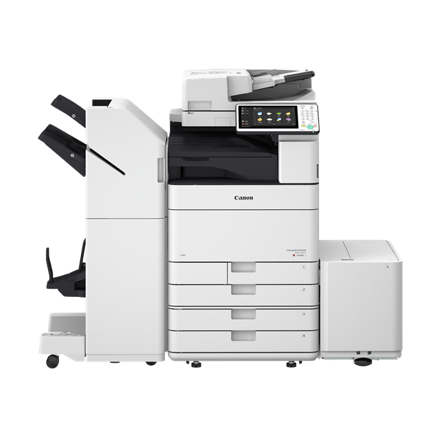 White Canon Color Printer Png Transparent Image (black, silver, lavender)