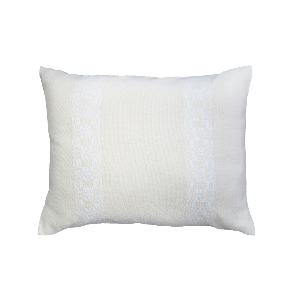 White Cushion Png Image (beige, black, lavender)