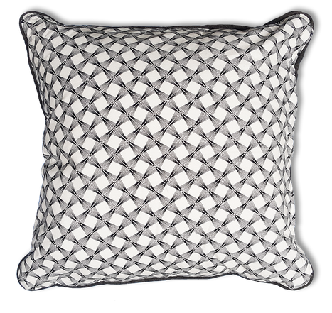 White Cushion Png Pic (beige, black, white)