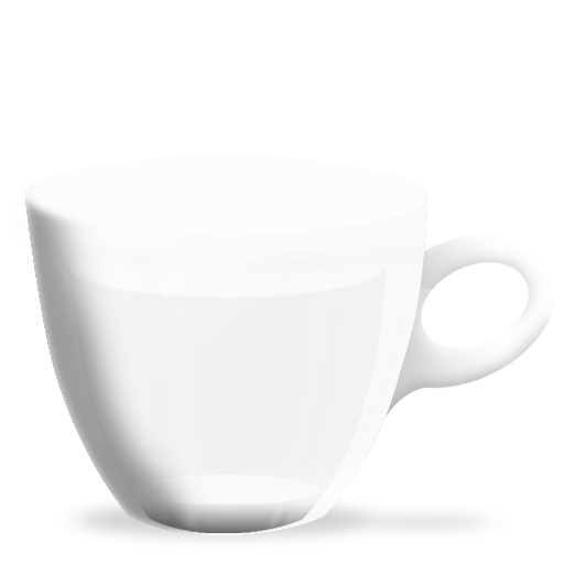 White Empty Cup Png Free Download (white, lavender, black)