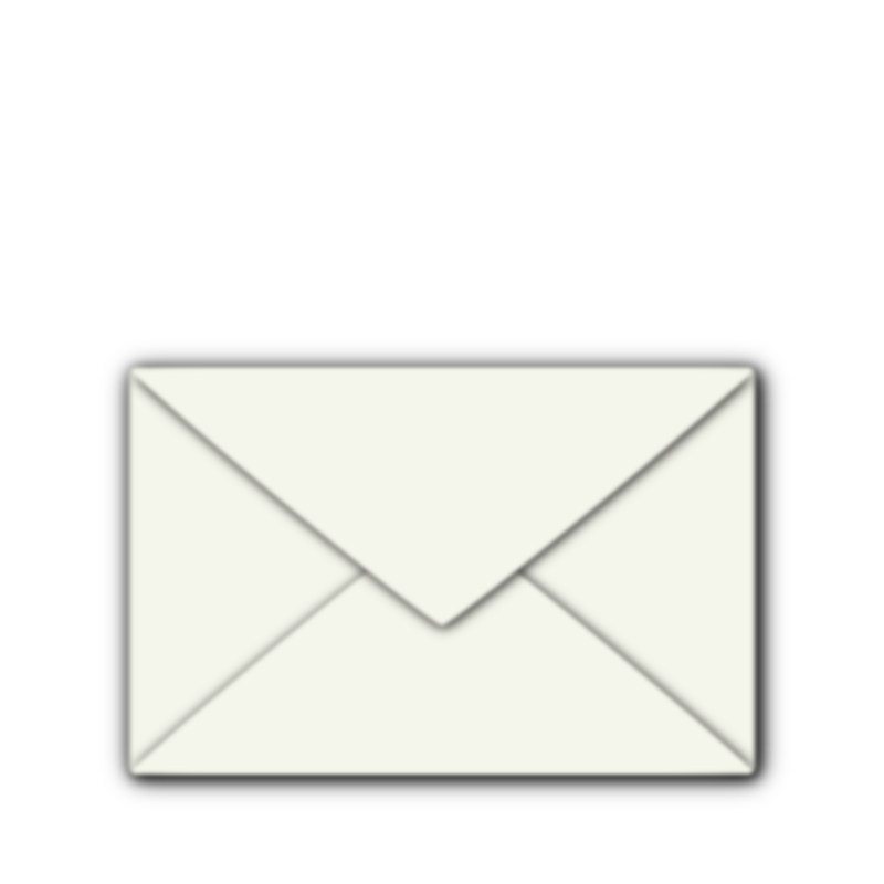 White Envelope Png File (gray, white, black, beige)