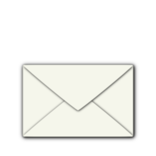 White Envelope Png Photo (white, beige, gray, black)