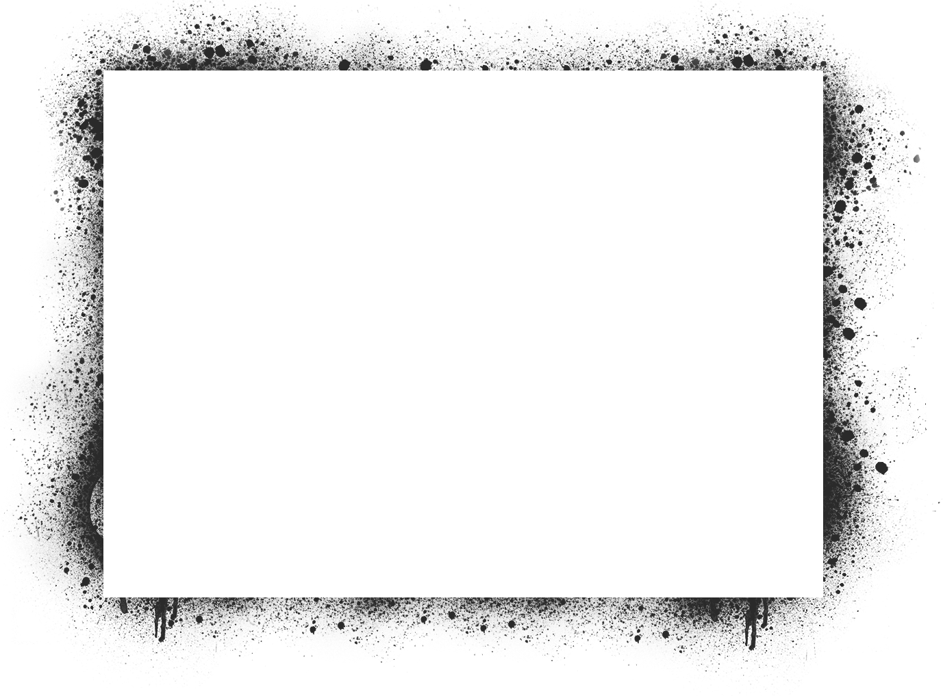 White Frame Png Image Hd (black, white, silver)