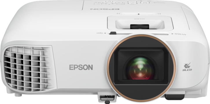 White Home Theater Projector Png Image (lavender, black)