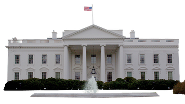 White House Png Pic (black, silver)