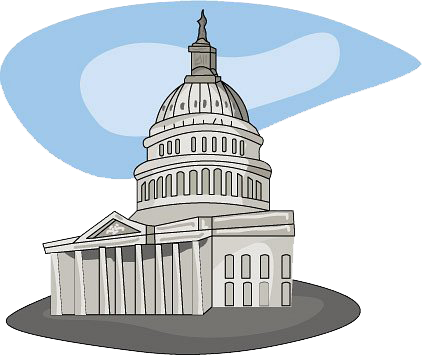 White House Png Transparent Image (lavender, gray, silver, white)