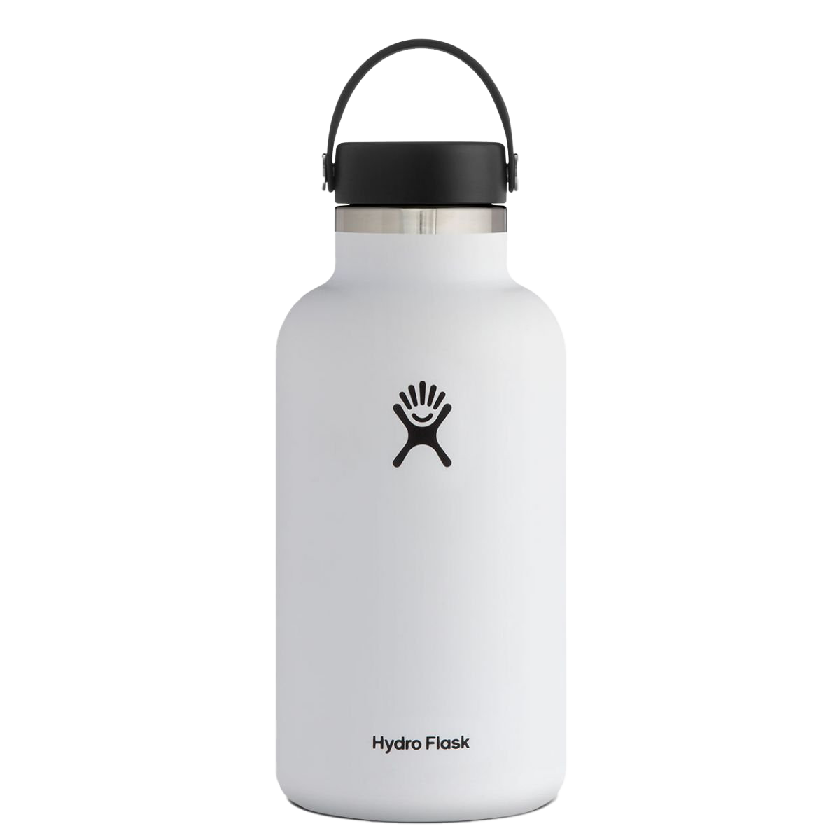 White Hydro Flask Png Transparent Image (lavender, white, silver)