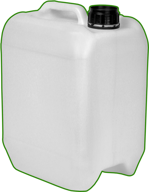 White Jerry Can Png File (lavender, black, silver)