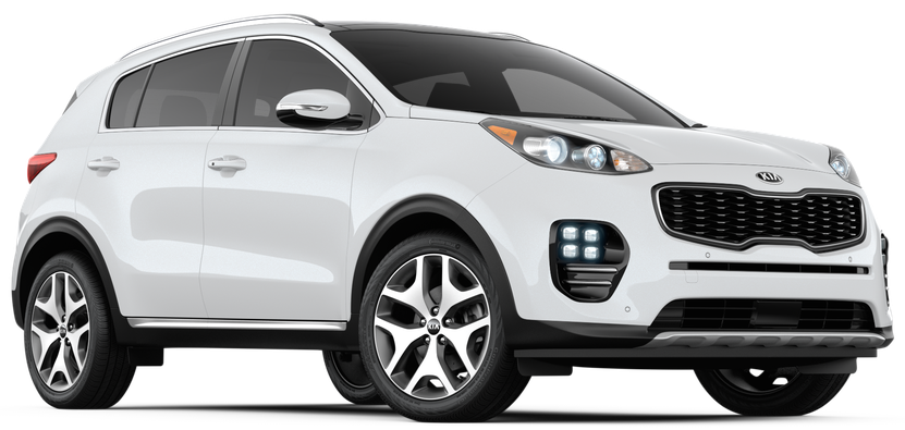 White Kia Png File (black)