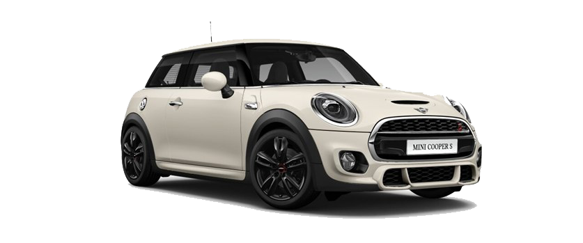 White Mini Cooper Transparent Png (white, black)