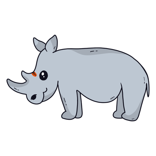 White Rhinoceros Png Isolated Hd (black, silver)