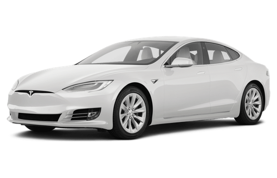 White Tesla Car Png Clipart (black, silver)