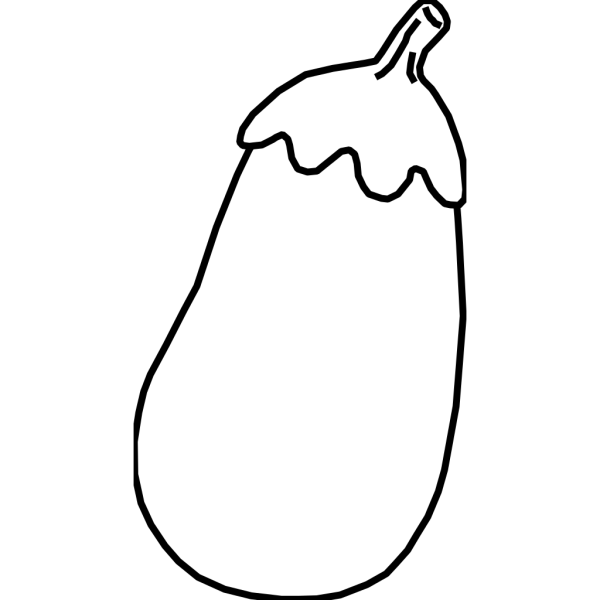 White Eggplant Png Isolated File (black, lavender, white)