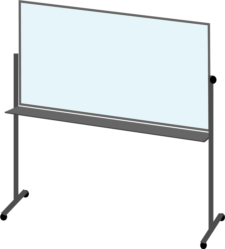 Whiteboard Vector Png Photo (lavender, gray, white)